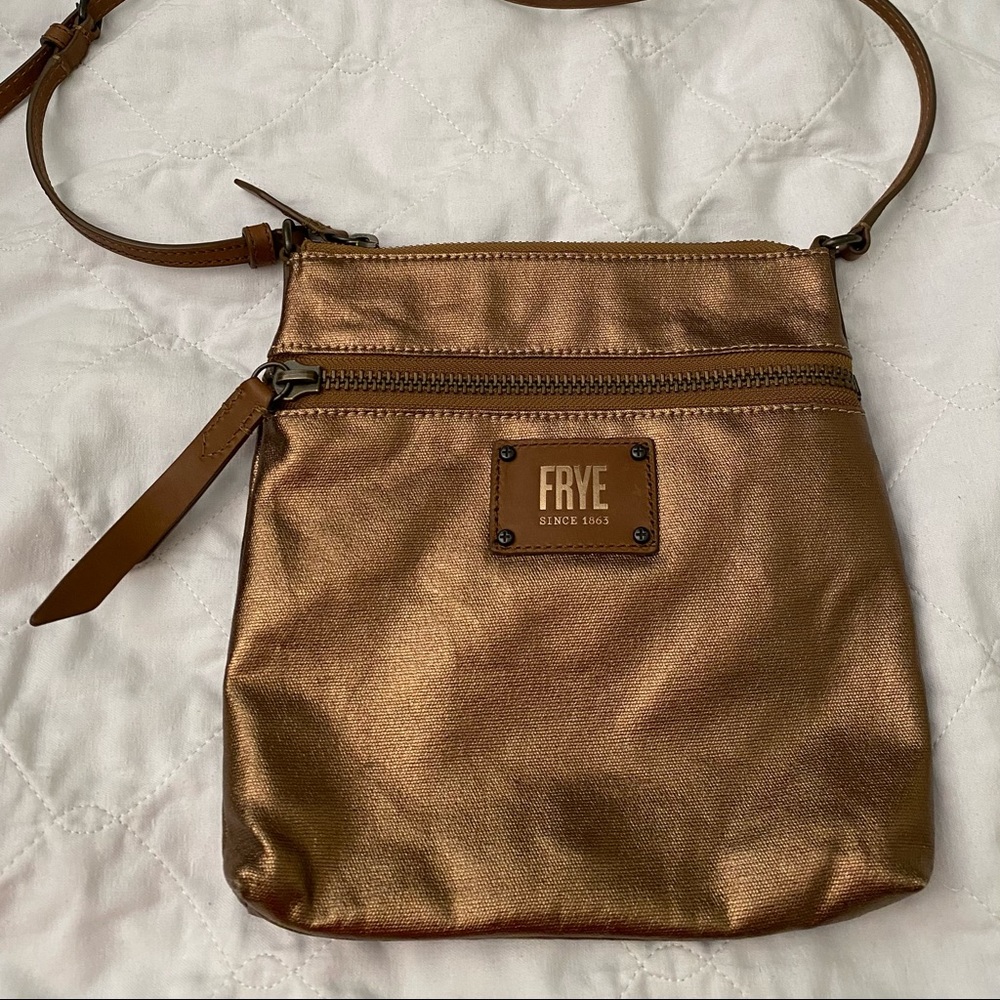Frye Ivy Crossbody Nylon Bronze